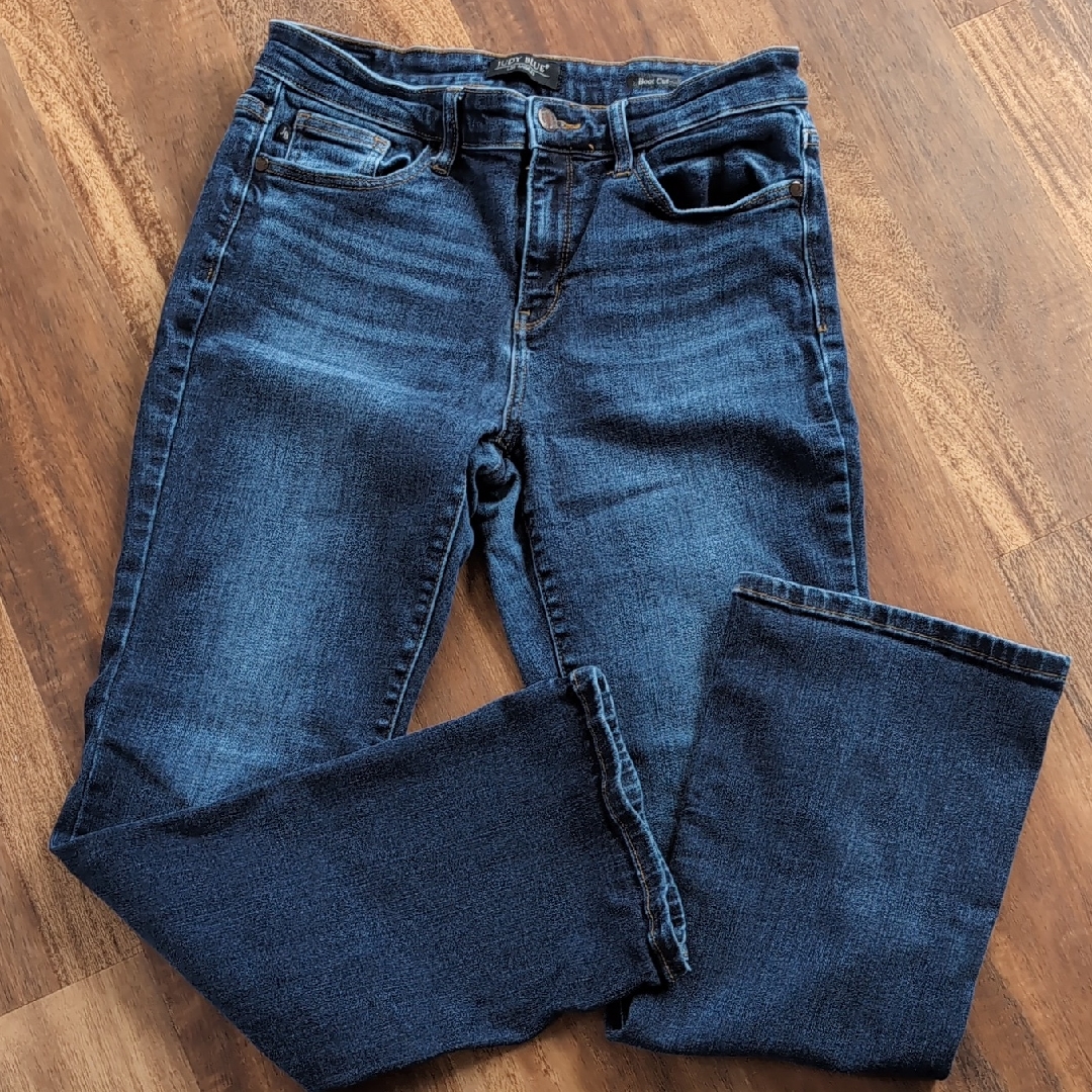 Judy Blue Dark Wash Straight Leg Jeans